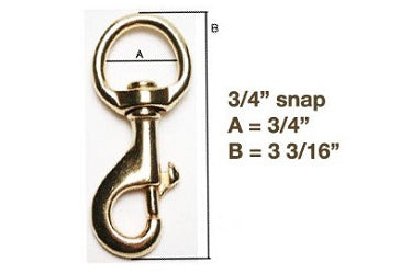 Solid Brass Swivel Clip — Hay Pillow®